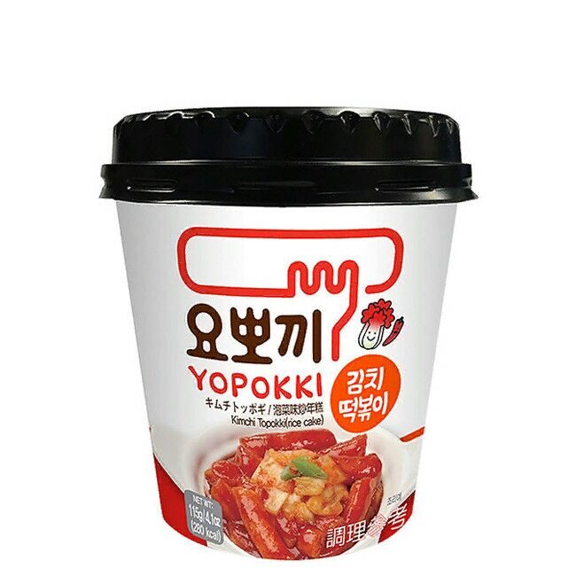 Рисовые палочки "KIMCHI TOPOKKI" Топокки со вкусом кимчи 115гр